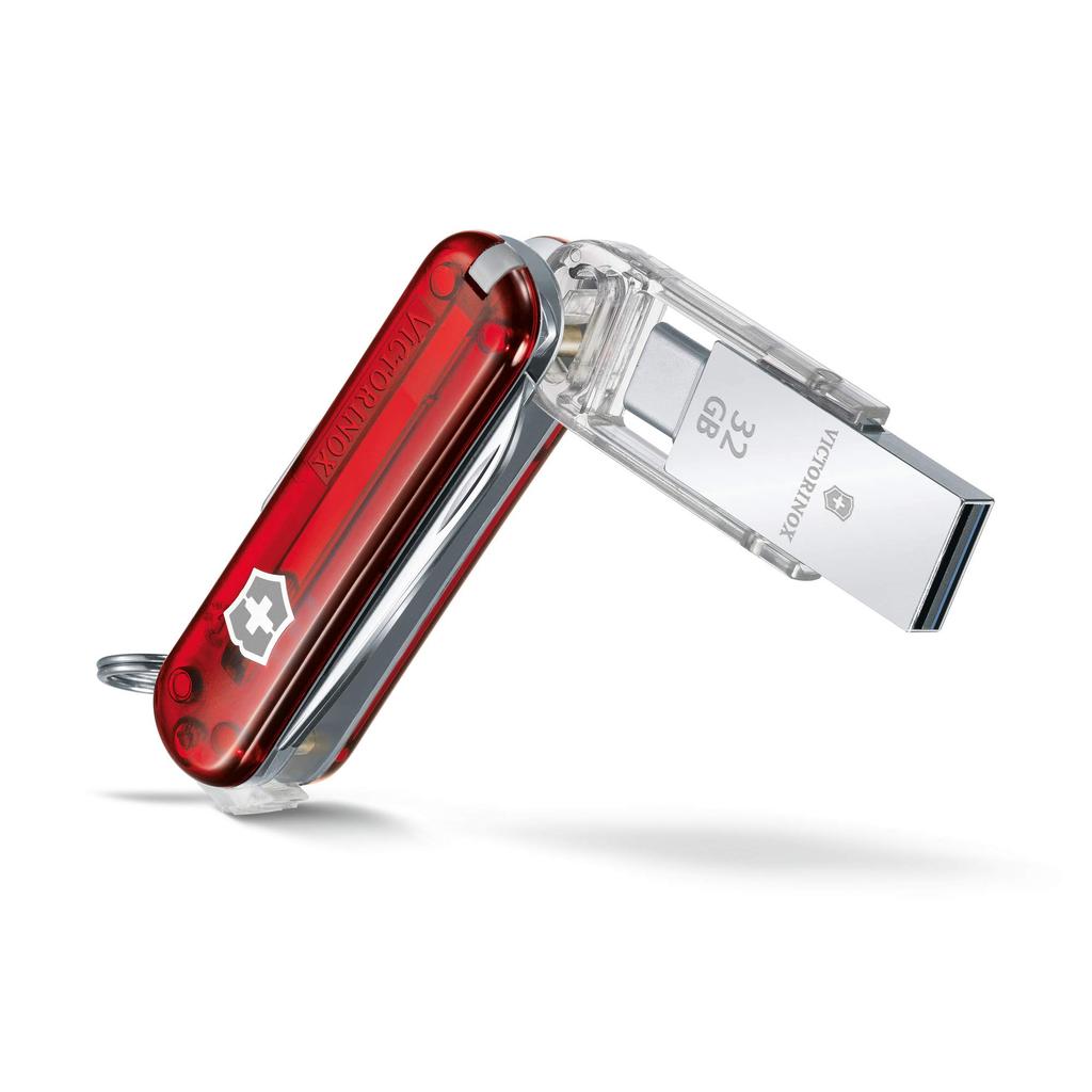 Victorinox USB-накопитель 32 ГБ, многофункциональный инструмент Victorinox@work USB3.1 и USB3.0 [] 4.6235.TG32B1