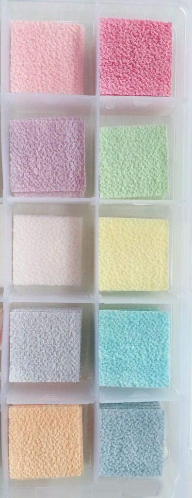 Misaki Chirimen Material Plain 3cm X Japanese Hair 100 Sheets Colors X 10 Sheets Tsumami-zaiku Kit, Fabric, Pre-cut, 3cm, Fabric, Ornaments, DIY,