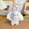 Милая плюшевая игрушка животное с синим бабочковым бантом для детей и в качестве подарков