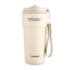 New High Beauty Insulated Cup Ceramic Coated Inner Pot Coffee Cup for Girls Portable and Accompanying Men Straw Car Water Cup