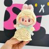 For Labubu Clothing Pendant Labubu Wearing Hollow Knitted Dress Hat Stylish Cute Set Gift No Dolls