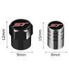 4pcs ST Emblem Aluminum Car Tire Valve Caps Sport Style for Ford ST Focus Fiesta Ecosport Kuga Mondeo Everest Accessory
