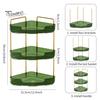 Угловой органайзер для ванной комнаты, стойка для хранения, простая сборка, большая вместимость, 3-уровневый органайзер для духов в ванной, держатель для косметики на столешнице