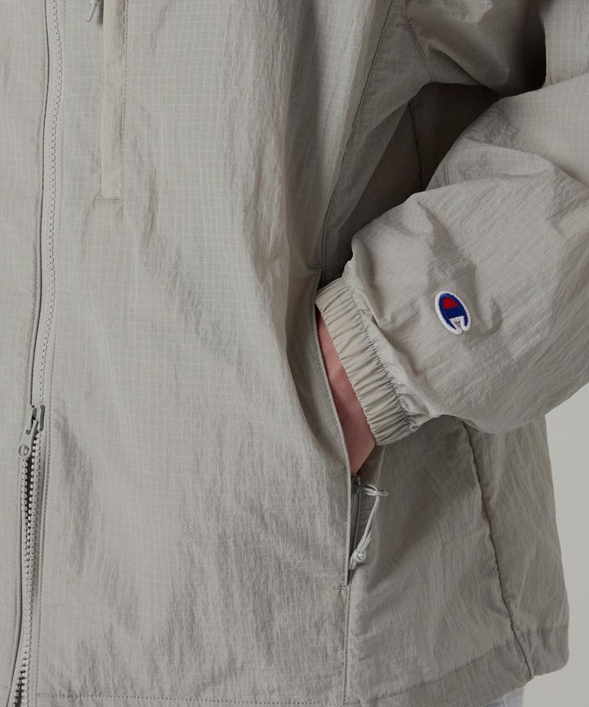 Champion Sheer Nylon Windbreaker Light Grey