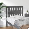 VidaXL Headboard Grey 95.5x4x100 Cm Solid Pine Wood 818552
