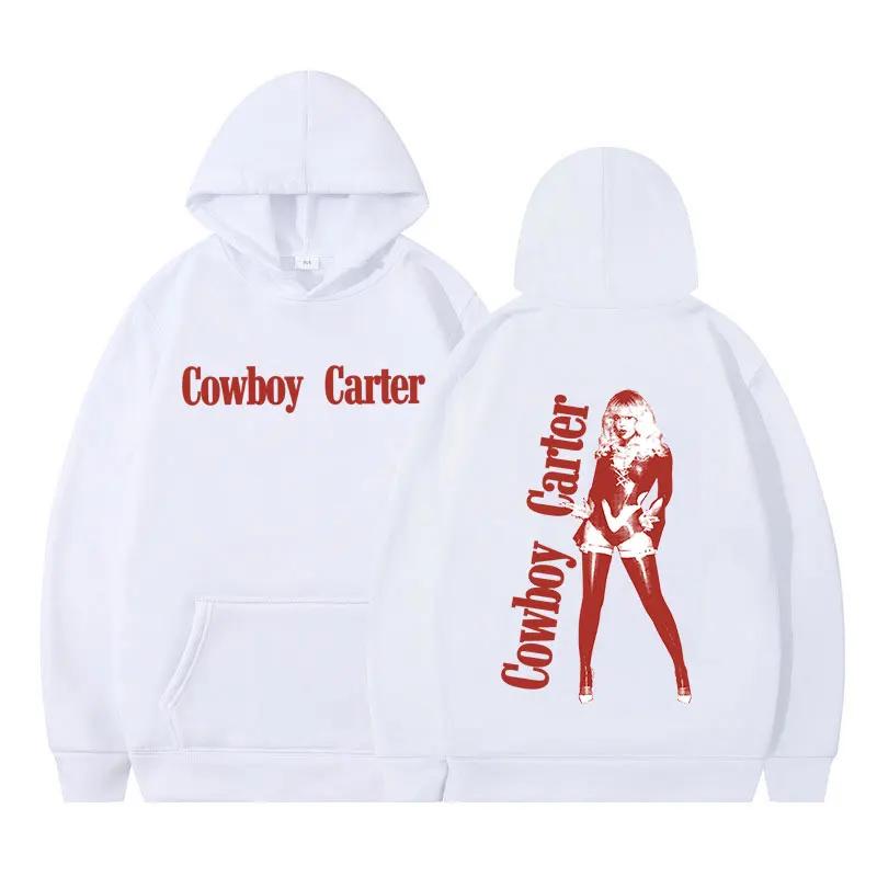Cowboy Carter 2024 Album Hoodies Men Women Fashion Harajuku Hooded Sweatshirts Vintage Long Sleeve Pullover Fans Gift Streetwear