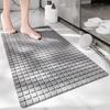 Bathroom Shower Pad with Drain Holes 3D Grid Texture Bathtub Gasket Anti-Slip