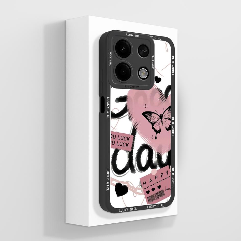 Чехол для Xiaomi Redmi Note 12 13 K70 K60 K30 K50 Pro A3 задняя крышка милая панда Мягкая силиконовая защита экрана чехол для телефона с защитой от падения Роскошный корпус Капа