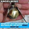 ANGELWING Ожерелье с крыльями ангела, подвеска в виде золотого снитча с крыльями и медальоном в виде часов