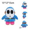 8 Styles Mario Shy Guy Plush Kawaii Black Blue Yellow Shy Guy Angry Mask Man Stuffed Animal Small Shy Gug Keychain Birthday Gift