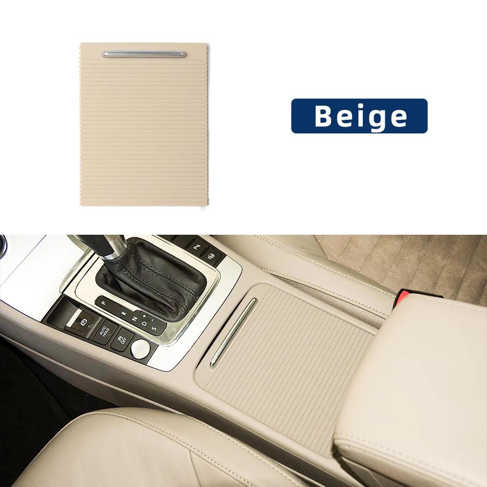D857503 Car Center Console Armrest Cup Holder Roller Cover Panel Cap Replacement for VW Passat B6 B7 CC