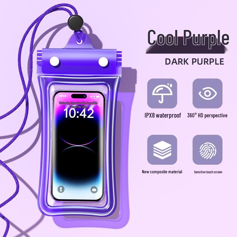 Водонепроницаемый чехол для телефона для плавания на открытом воздухе, дайвинга, рафтинга и защиты от дождя. Водонепроницаемый чехол с 8 уровнями защиты для курьеров.
