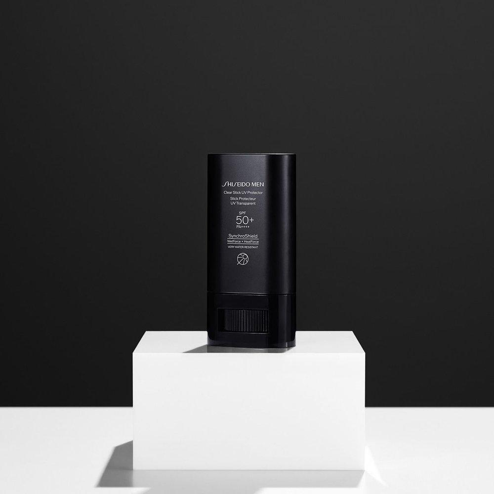 Shiseido Мужской прозрачный стик-защита от УФ-лучей SPF50+/PA++++