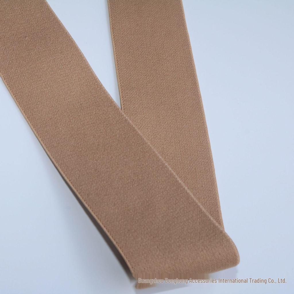 High-Elastic Polyester Imitation Nylon Band for Waistbands and Skirts