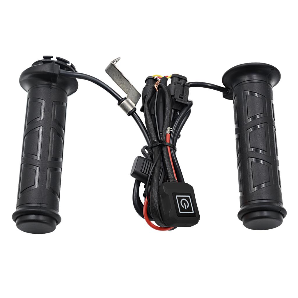 Motorcycle Electric Heating Grips 12V 22mm Handlebar Warmer ATV Bike Scooter Handle Hand Warmer Winter