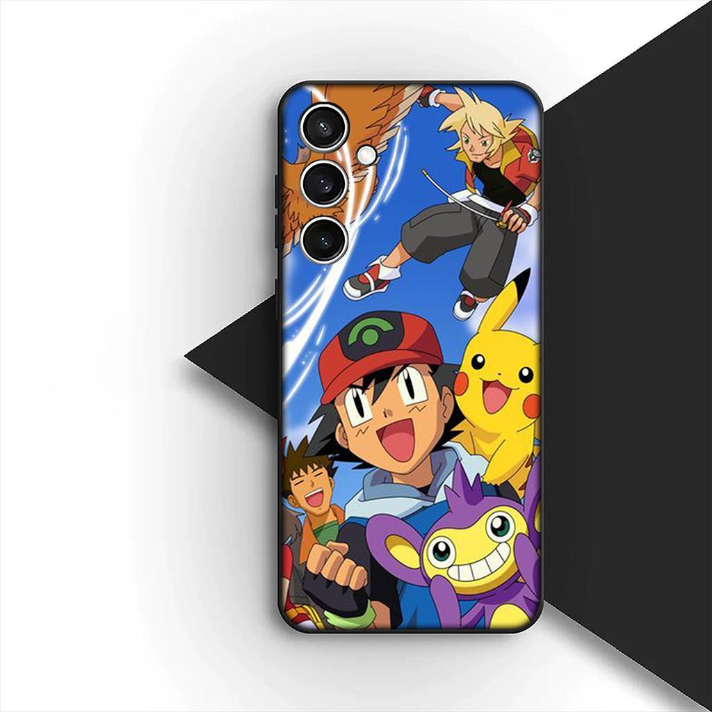 Casing for Apple iPhone 16 14 15 Plus 11 Pro Max 16E ProMax + 16Plus 15+ 14+ Phone Cover Soft Case Cartoon P-Pokemons P-Pikachus