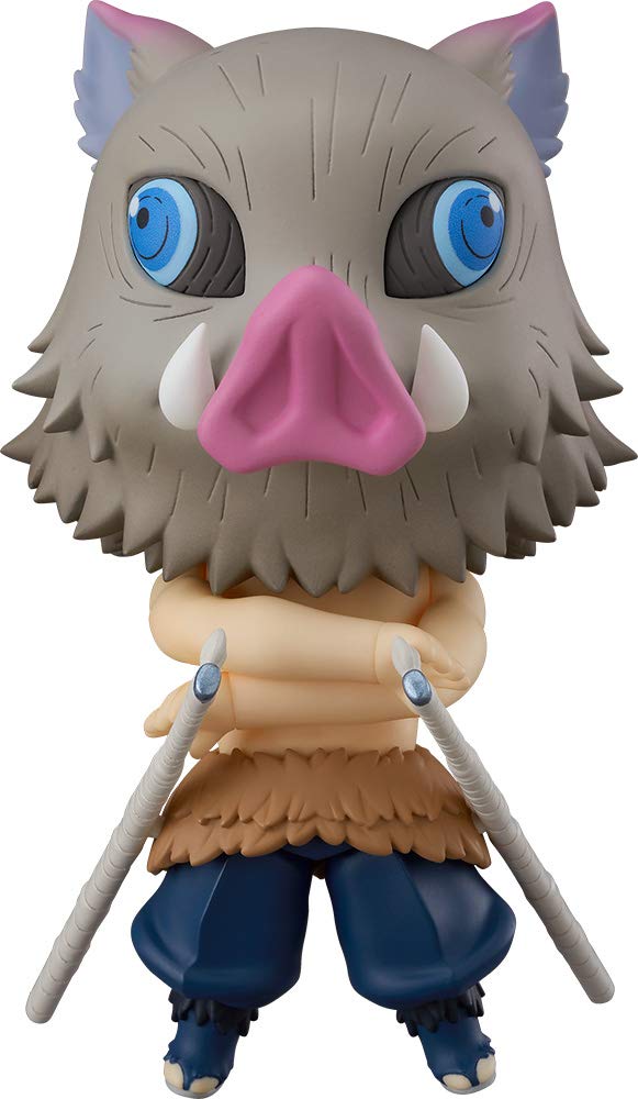 Good Smile Company Nendoroid Demon Slayer Kimetsu no Yaiba Hashibira Inosuke Plastic Painted Movable Figure Non-scale (Second Re-release)