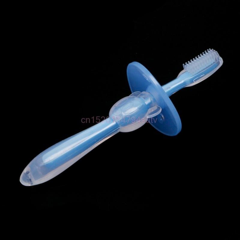 Baby Teether Training Teeth Soft Toothbrush Brush Safe Bendable