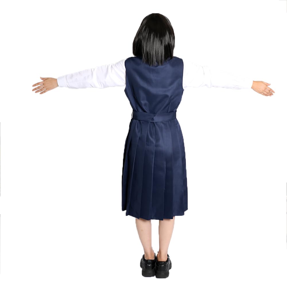 [ВЕСЕЛЫЙ] Костюм для косплея Авангард, Костюм для танца с пузырями, Загадочная униформа, Костюм для группового танца с боб-каре (Маленький)