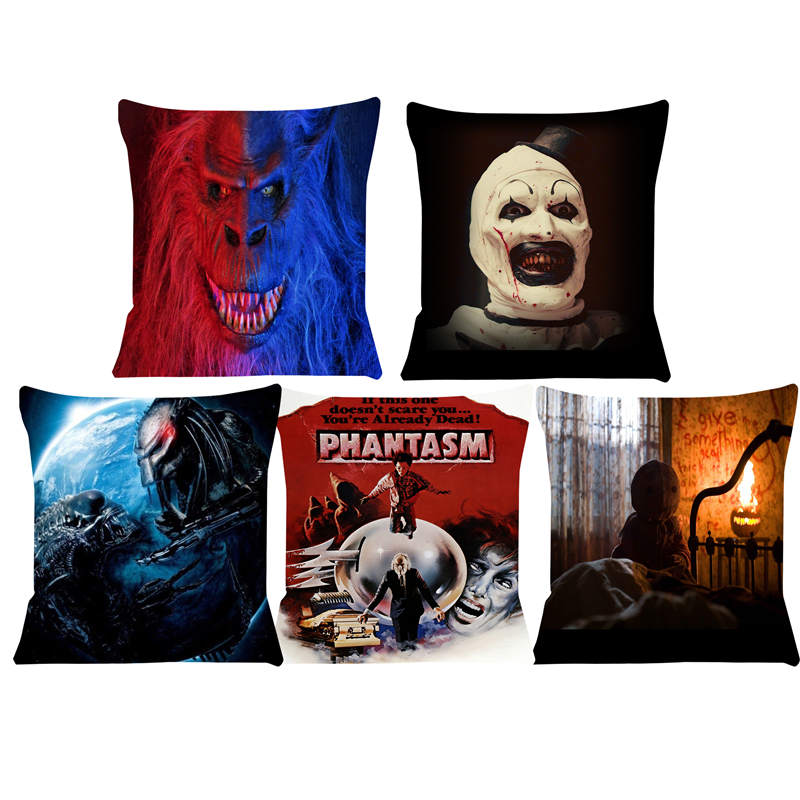 Cushion Cover Halloween Stills Pillow for chairs Home Decorative cushions for sofa Throw Pillow Cover SJ108