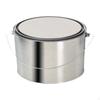 Empty Paint Can Metal Bucket Iron, Multipurpose, with Lid, Container Pail for