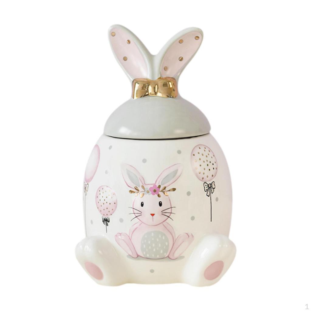 Ceramic Cookie Jar Candy Pantry Organization Portable Nuts Canister for Spice Storing