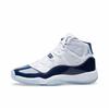AJ11 Увеличивающие рост Баскетбольные и Беговые Кроссовки, Белые и Темно-Синие, Унисекс Большой Дьявол KONGKOU Обувь