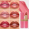 Водостойкая помада с блестками, стойкая, нелипкая формула, легко наносится, увлажняющая помада, глянцевый крем для красоты, кремовый увлажняющий бальзам для губ