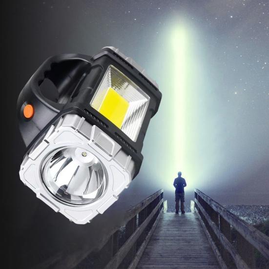 Портативная лампа на солнечной батарее с ручкой, перезаряжаемая через USB, 7 режимов, высокий люмен, IPX5, водонепроницаемый светодиодный рабочий фонарь, фонарик для кемпинга