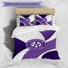 Austria Wien FC Printed 3PCS Bedding Set Breathable Duvet Cover with Pillowcases Decorative Bed Linen for Bedroom Home