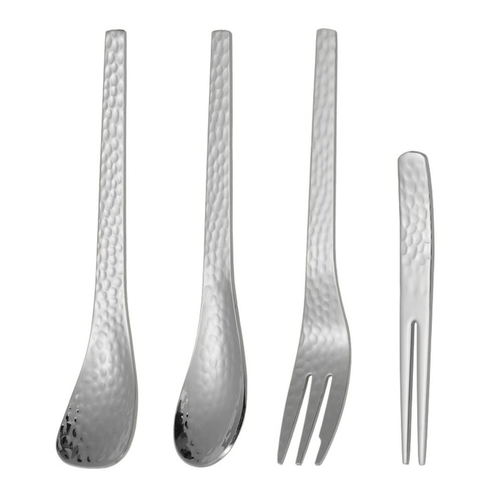 Japanese Style Teaspoon 304 Stainless Steel Dessert Spoon Creative Fruit Fork