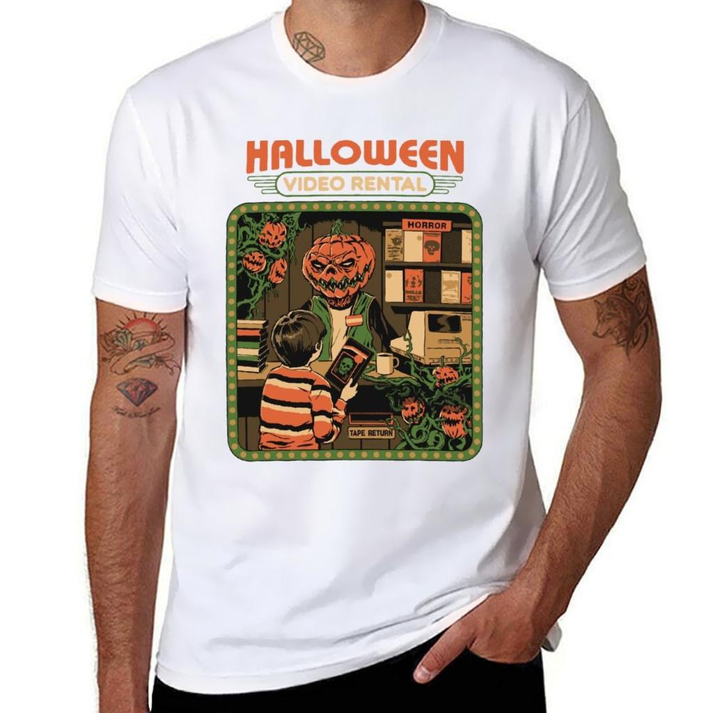 Halloween Video Rental Tshirt Holiday Vacation Tee Shirt