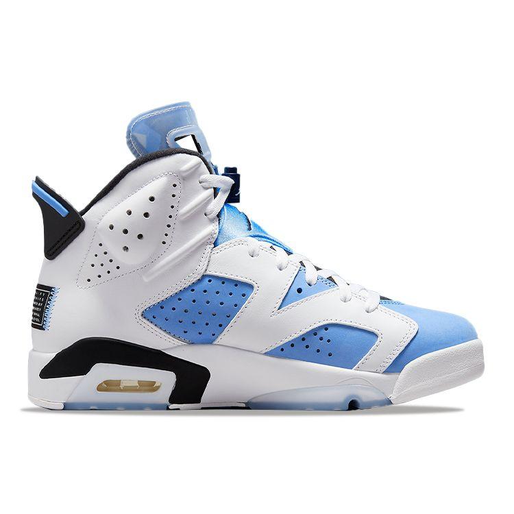 Air Jordan 6 Retro UNC Home Мужские кроссовки синие университетские-синие белые CT8529-410