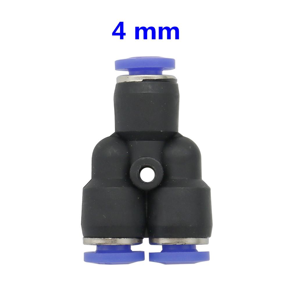 4/6/8/10/12/14/16mm Interface Slip-Lock Y Shape Quick Connector Garden Irrigation Water Pipe Coupling Pneumatic Pipe Fitting 5Pcs