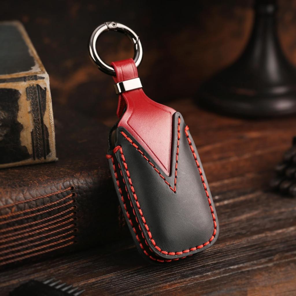 Новый Просторный Daihatsu Tanto Custom Move Campus Чехол для ключа Atrai Новый Thor Натуральная кожа Чехол для ключа Кожаный TANTO LA650S LA660S Чехол для ключа Новый Чехол для смарт-ключа