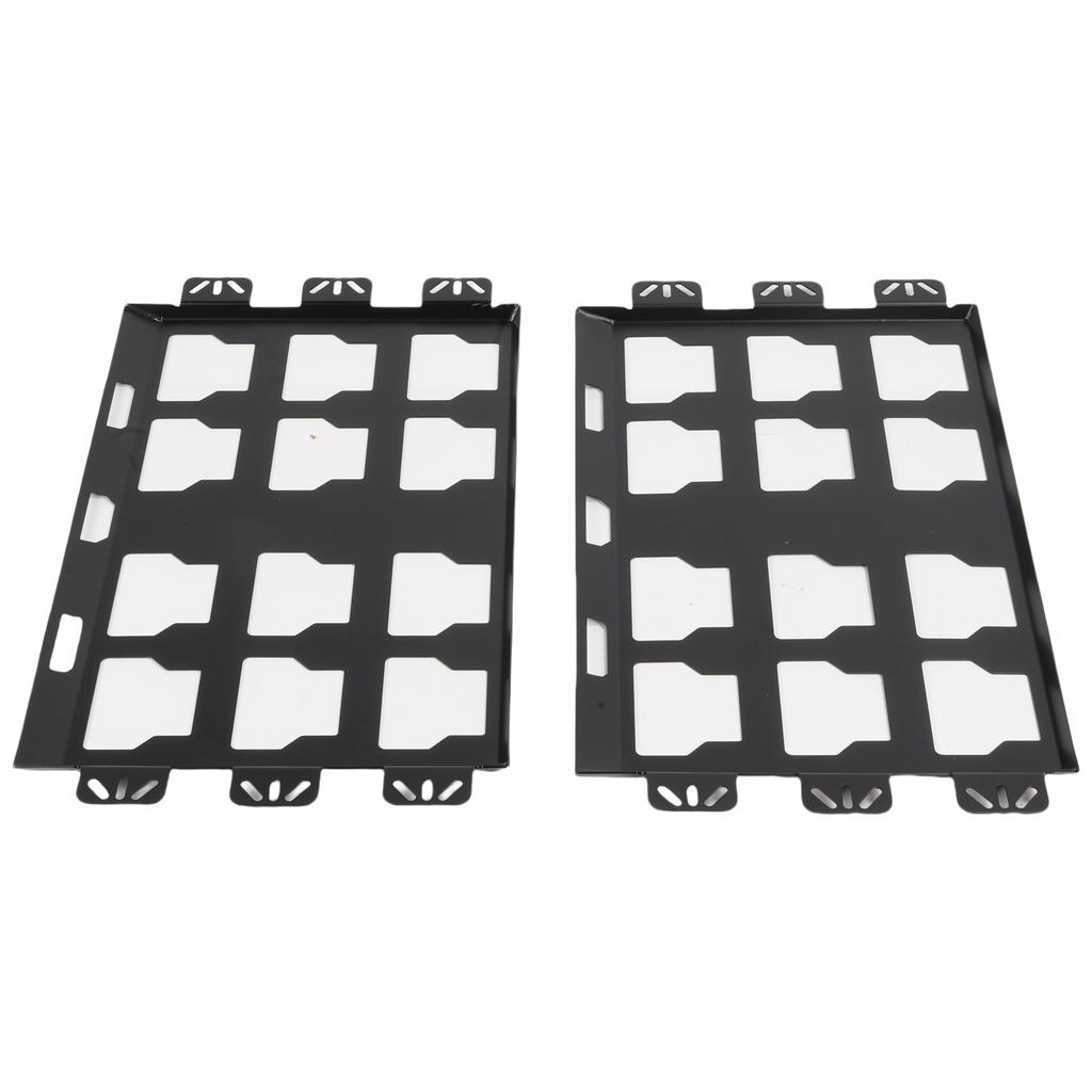 Комплект из 2 монтажных пластин, совместимых с ящиком для инструментов Milwaukee Packout, 100 фунтов, цельнометаллические пластины для хранения инструментов и