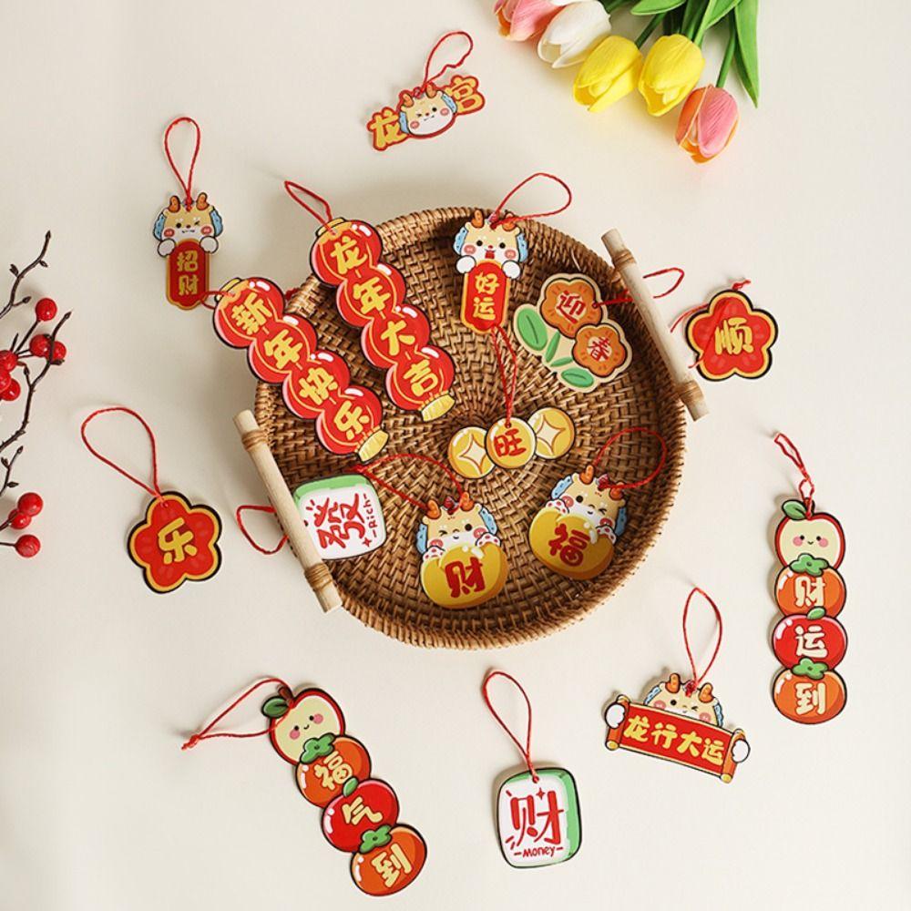Decorative New Year's Blessing Pendant Chinese Style Lunar New Year Hanging Ornament Wedding
