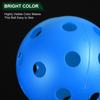 Мячи для пиклбола для улицы PATIKIL 26 отверстий Пиклбол 12 штук для любительских видов спорта в помещении и на открытом воздухе Синий