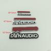 2 шт. 5 шт. 10 шт. для автомобильного Hi-Fi динамика DYNAUDIO, аудиодинамик, значок, стерео эмблема, наклейка, аксессуары для стайлинга автомобиля