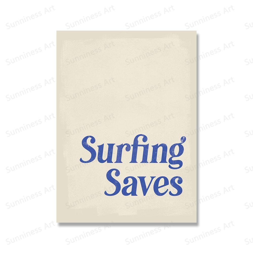Women Surf Posters Lady Sliders Women Empowerment Wall Art Canvas Painting Prints California Sun Pictures For Living Room Decor