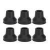 10Pcs Cane Tips Rubber Skid Resistance Wearproof Walking Crutch Tips for Standard and Folding Walkin