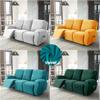 1 2 3 Seater Velvet Recliner Sofa Cover Elastic Split All -Inclusive Sofa Slipcovers Lounge Armchair Covers With Side Pocket