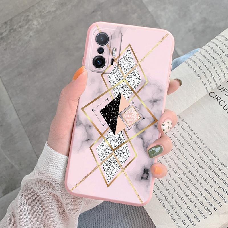 Marble Pattern Phone Case For Xiaomi 11T Pro Mi11T Pro Protective Cover Case Soft Silicone Funda For Xiaomi Mi 12T 13T TPU Coque