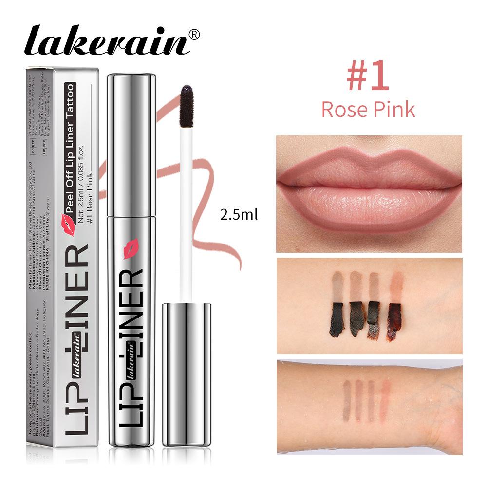 4 Colors Peel Off Lip Liner Waterproof Long Lasting Lipliner Pencil Moisturising Lips Gloss Tattoo Lipgloss Lipsticks Cosmetics