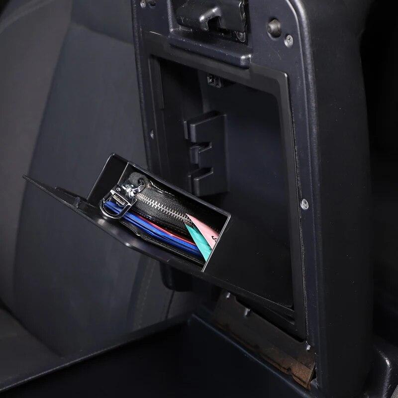 ABS черный для Toyota Tacoma 2016-2022 автомобильный подлокотник ящик скрытый ящик для хранения многофункциональный ящик для хранения аксессуары для салона автомобиля