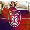 PAOK Print Flannel Blanket High Quality Warm Comfortable Cover for All Seasons Perfect for Gifts Home Decor