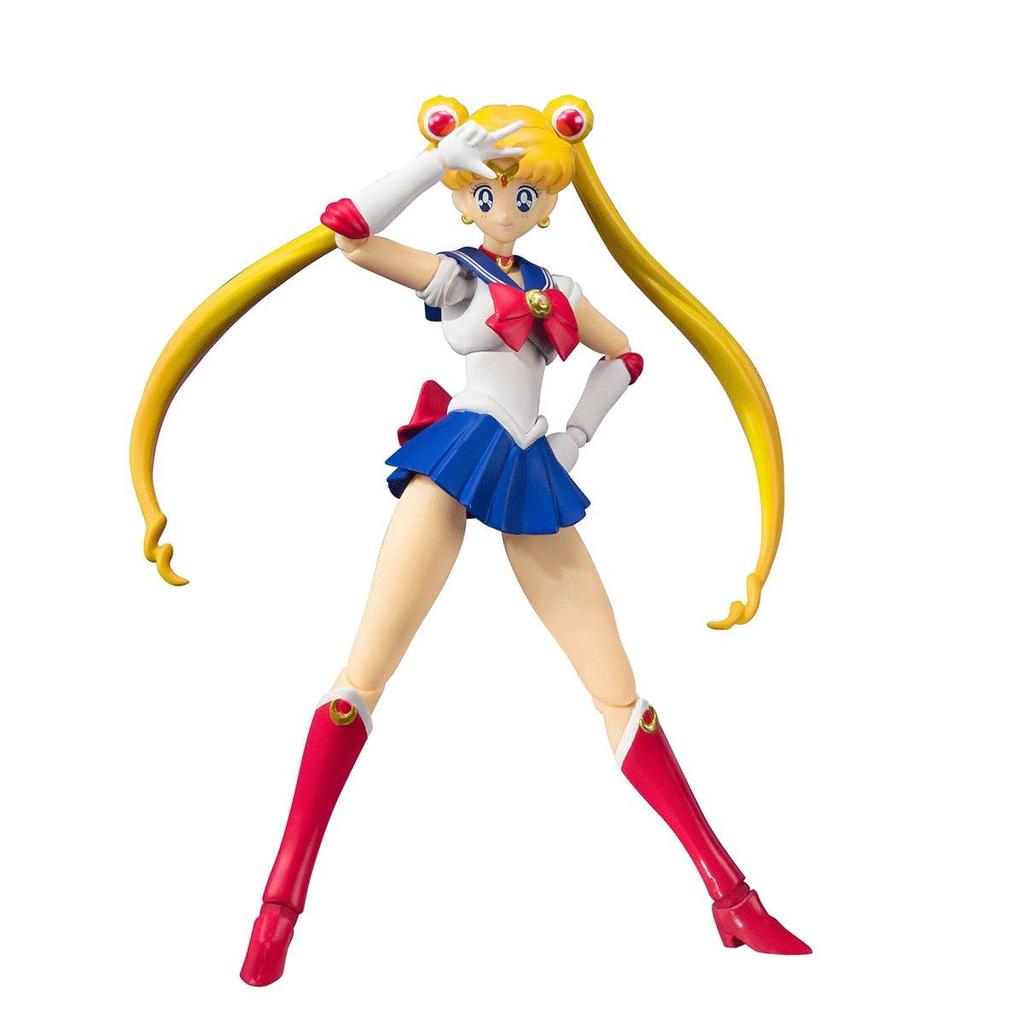 TAMASHII NATIONS Sailor Moon Sailor Moon Color 140mm Painted Movable Figure S.H.Figuarts -Animation Edition- Approx. ABS&PVC