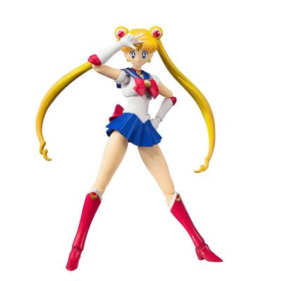 TAMASHII NATIONS Sailor Moon Sailor Moon Color 140 мм окрашенная подвижная фигурка SHFiguarts -Animation Edition- Приблизительно. АБС и ПВХ