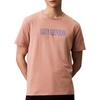 Minimalist Comfortable Round Neck Graphic Short Sleeve T-Shirt Men T-Shirts Pink 4RB854G-610