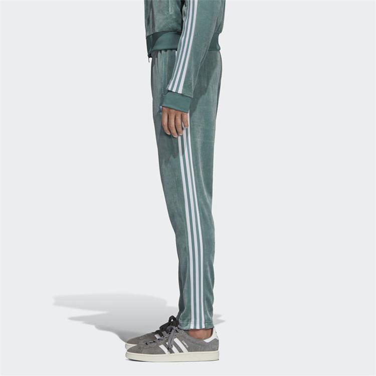 Adidas Оригинальные уютные брюки из ткани, спортивные повседневные длинные брюки, мужские брюки, зеленые DV1620